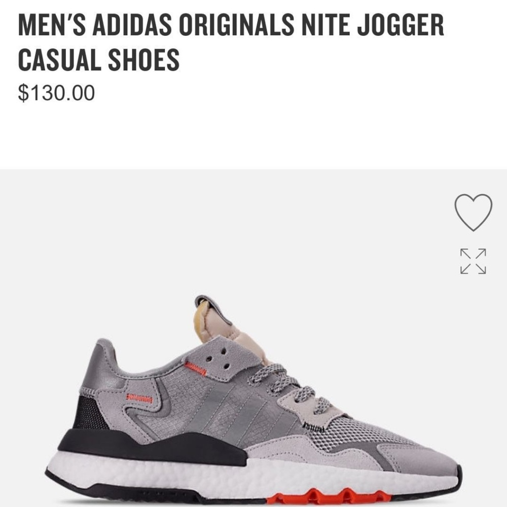 New adidas Men's Originals Nite Jogger Sneaker